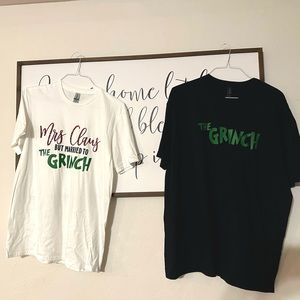 Funny Christmas shirts for husband and wife, new never worn